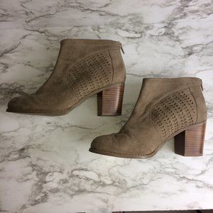 Torrid Perforated  Heeled Bootie Size 10
